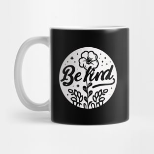 Flower "Be Kind" Mug